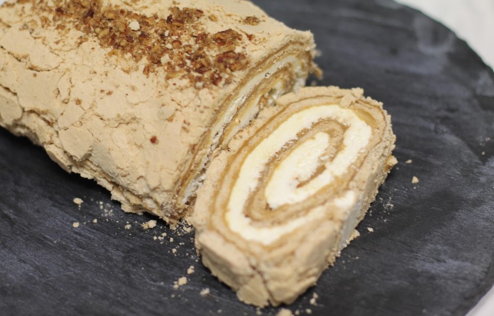 Toffee & Pecan Roulade